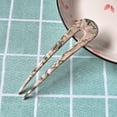 thumbnail image 3 of 4 Pieces U Shaped Hair Pin Stick French Style U Shape Hair Clips Shell U Sticks Pins for Women Girls Hairstyle Accessories - Style 3, 3 of 7
