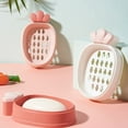 thumbnail image 2 of HORIALENCE 4Pcs Plastic Soap Holder for Travelers with Drainage Feature Carrot Shape Soap Box, 2 of 8