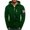 GN1, variant on Mens Zip Front Sweatshirts Stand Collar Jacket Union Jack Sleeve Patch Long Sleeve Chest Pocket Outerwear Red S