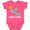 Vintage Hot Pink, variant on Inktastic Naples Florida Vacation Boys or Girls Baby Bodysuit