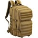 thumbnail image 1 of Mochila táctica militar de 45l, paquete de asalto Molle, bolsa grande para ordenador portátil para senderismo, camping, viaje, trekking, marrón Feliz Sencillez, 1 of 4