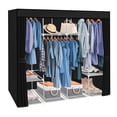 thumbnail image 1 of Ropero Closet Jumbo de Metal LUMO Con Cierre 165 cm Negro, 1 of 7