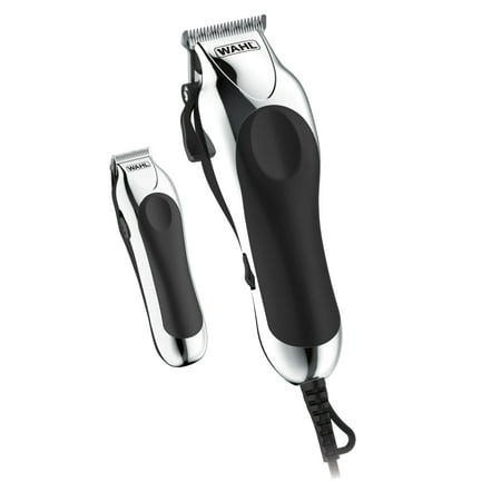 Wahl Deluxe Chrome Pro Home Haircutting Kit, Clipper and Trimmer (Best Haircuts For Indian Men)