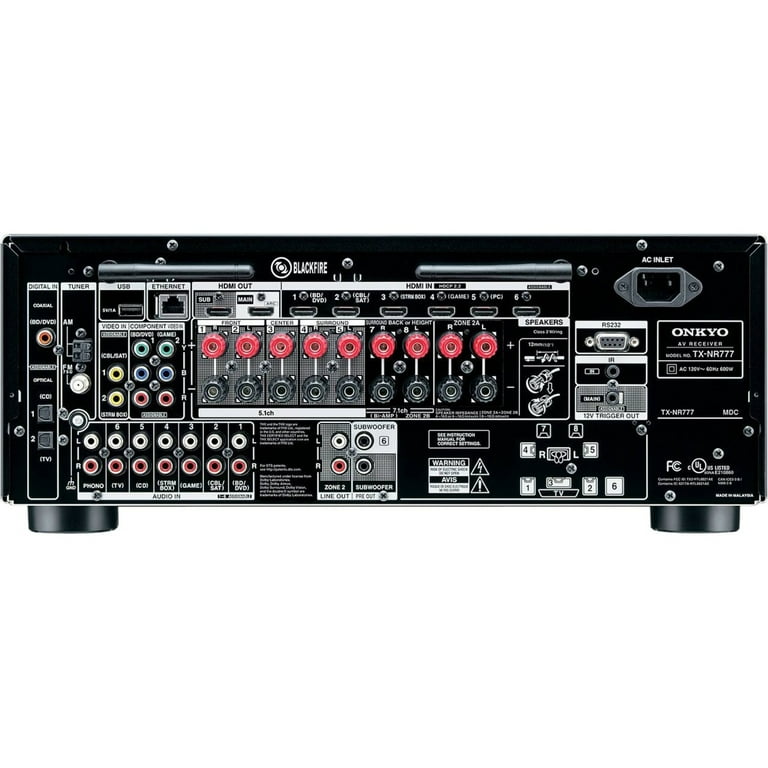 Onkyo TX-NR777 THX-Certified Audio & amp; 7.2 channel Network A/V