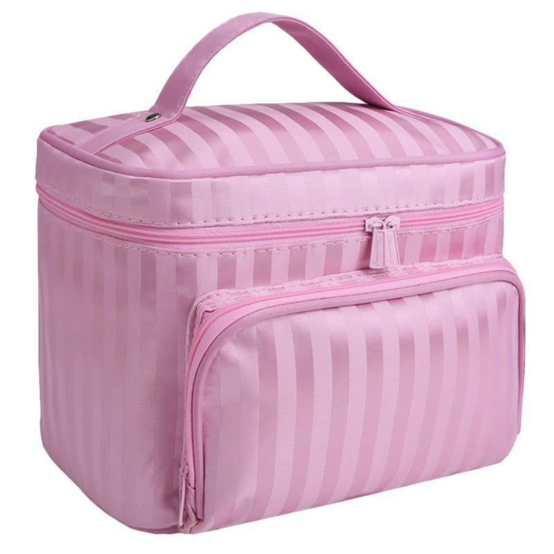 Professional Large Cosmetic Case Makeup Bag Storage Handle Organizer Travel Kit - 0 ...