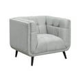 thumbnail image 4 of AC Pacific Mid-Century Modern Gray Living Room Accent Chair, 4 of 5