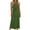 Army Green, variant on DeHolifer Summer Maxi Dresses for Women,Sleeveless A Line Flowy Long Dress, Breathable Summer Beach Vacation Outfits Army Green 2XL