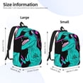 thumbnail image 3 of Yiaed Rex Dinosaur With Sunglasses Print Backpack, Premium Laptop Backpack, Travel Backpack for Women, Lightweight Backpacks, Comfortable Back Pack-Medium, 3 of 5