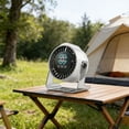 thumbnail image 7 of 100-Speed USB Rechargeable Mini Fan with LED Display - Quiet Brushless Motor, 12H Battery Life, 360° Adjustment for Home, Office, and Travel, 7 of 7