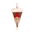 thumbnail image 1 of Decoración navideña de la vajilla de soporte de plata gnome, cucharas, bolsas y fundas de vajilla, 1 of 5