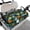 Colorful Golf Balls, variant on Whosucclay Highland Cow Sunflower Western 4-Pocket Storage Golf Cart Accessories Anti-Slip for EZGO Club Car Yamaha Icon, with Storage Pockets Golf Cart Seat Cover
