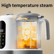Baby Food Maker, Multifunction Baby Food Processor Chopper Grinder Steamer Puree Blender Mill One Step, with Bottle Warmer, Auto Cooking & Grinding & Touch Control Panel, for Healthy Homemade
