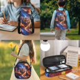 thumbnail image 3 of Garronmavis Kids Boys Backpack with Lunch Box, 4-Piece Set Includes Backpack, Lunch Bag, Pencil Case, Water Holder Case, Lightning Tiger Large Capacity School Backpack with Front Pocket, 3 of 8