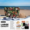 thumbnail image 5 of Sigee Watercolor Tropical Flowers Print Extra Large Waterproof Beach Travel Bag with Zipper - Durable and Versatile for Vacation, Gym, and Daily Use, 5 of 7