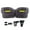 Gray, variant on Motorcycle Handguard Shield Windproof Motorbike Universal Protective Gear For 250 ADDRESS125G V125S, Black