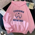 thumbnail image 1 of The Summer I Turned Pretty Hoodie Cousins Rowing Loose Hoodie Pink, 1 of 2
