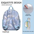 thumbnail image 3 of Abstract Paisley Art Students Backpack - Mandala Inspired Exotic Vintage Retro Boho Floral Design, Comfortable Adjustable Straps for Developing Students, 3 of 3