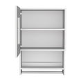 thumbnail image 4 of Newboti Furniture Kitchen wall cabinet 29" H, with towel rack and spice rack, one door, two internal shelves, white 44769, 4 of 5