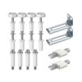 thumbnail image 1 of 16pcs Bifold Door Hardware, Bi-fold Closet Door Hardware Repair Tool Kit, 1 of 5