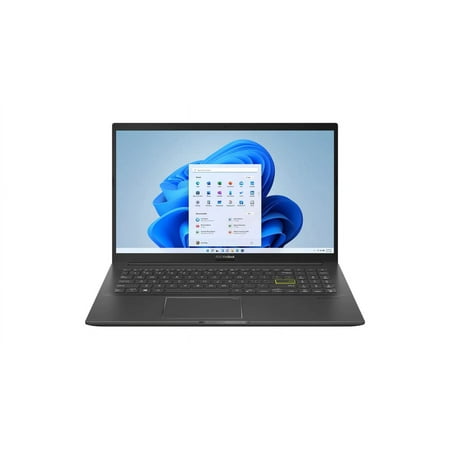 ASUS VivoBook 15 OLED K513 Thin & Light Laptop, 15.6 OLED Display, Intel i7-1165G7 CPU, Intel Iris X Graphics, 16GB RAM, 1TB PCIe SSD, Fingerprint Reader, Windows 10 Home, Indie Black, K513EA-UH76