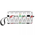 thumbnail image 2 of Bolsa de cosméticos navideña para el equipo dental para mujer, bolsas de maquillaje, bolsa de viaje con cremallera para artículos de tocador, para asistente dental y dentista, 2 of 4