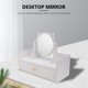 thumbnail image 4 of BRIGHTFUFU 1Ud Multifunctional White Desktop Makeup Mirror with Storage Drawer and Smooth Surface, 4 of 7