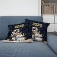 thumbnail image 2 of Happy New Year Maltese Welcome 2025 Balloon Firework Party Pillow Cushion Double Sided Maltese Dog Lover Gifts Idea Throw Pillow - 01014, 2 of 4