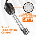 thumbnail image 2 of Immersion Water Heater,1500W Pool Heater with Switch Control,Bathtub Intelligent Temperature Control Us Plug, 2 of 7