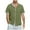 Green, variant on Shirts for Men 2025 Plus Size Fashion Casual V-neck Sleeve Pullover Breathable Shirt Blouse