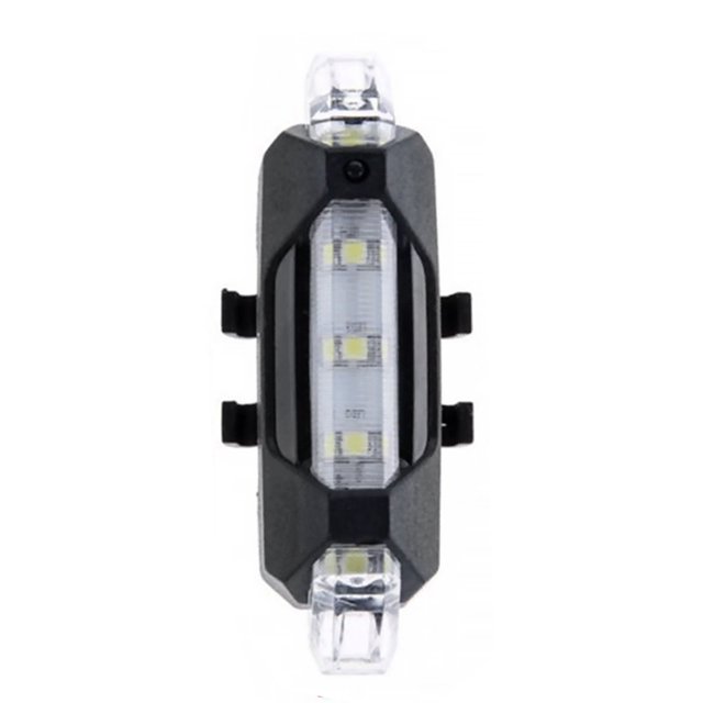 Luz trasera de bicicleta LED Bicicleta trasera Lámpara trasera Impermeable Montar de noche (Blanco) Likrtyny Para estrenar