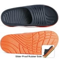 thumbnail image 3 of Ecetana Slide Sandals for Men Open Toe Thick Cushion Non Slip Pool Shower Sandals, 3 of 6