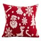 thumbnail image 2 of Christmas Light Pillow Covers Soft Multicolor Plush Snowflake Reindeer Shape Sofa Cover Home Decoration, 2 of 6