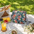 thumbnail image 5 of Insulated Lunch Bag for Women | Leakproof Reusable Lunch Bag with Front Pocket, Tropical Hibiscus Print Lunch Bag for Work Picnic Beach, Birthday Gift for Her, 5 of 6