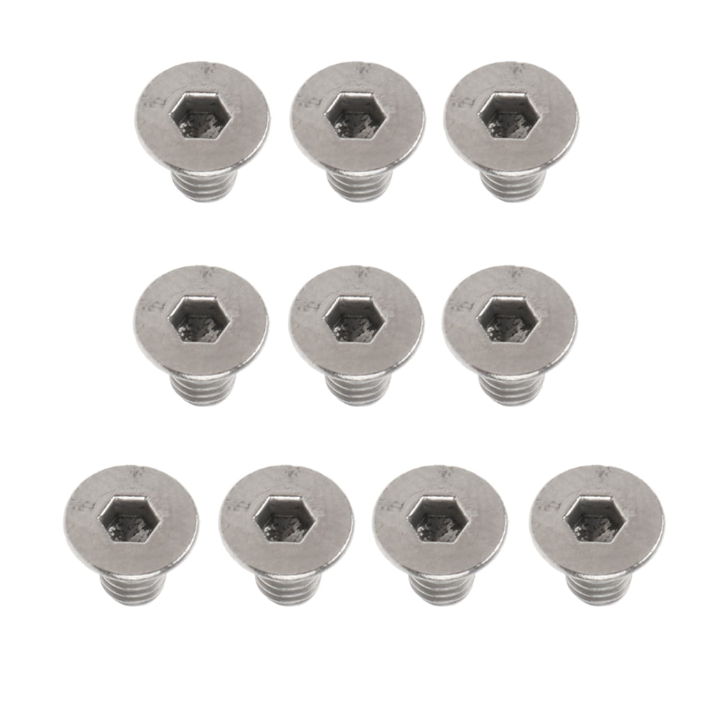10x M3 Titanium Alloy Hexagon Button Head Cap Bolts Screws 6/8/10/12/15mm 