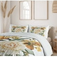 thumbnail image 6 of Ambesonne Rose Duvet Cover Sets, Romantic Bridal Bouquet, 2-Queen, Pale Orange Cream Green, 6 of 7