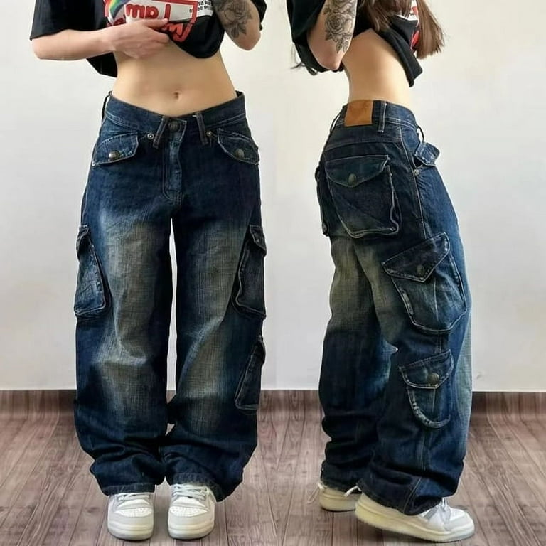 Streetwear New Y2K Jeans Harajuku Hip Hop Retro oversize Streetwear New Y2K Jeans Harajuku Hip Hop Retro oversize