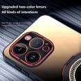 thumbnail image 6 of iPhone 16 Case Cover with Glitter Grip Ring, Dual Color Stylish Design Kickstand Bumper Drop Proof Corner Protective Lightweight Slim Fit Phone Case for Apple iPhone 16, Green, 6 of 6