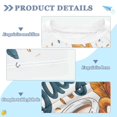 thumbnail image 2 of FORMRS Boys Rash Guard Short Sleeves Swim Shirt Quick Dry UPF 50+ Sun Protection, Sizes 3-12T, Autumn Day with Cocoa Pattern, 2 of 6