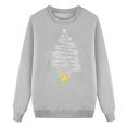 thumbnail image 5 of Fiaer Matching Family Merry Christmas Sweatshirts Funny Graphic Trendy Pullover Crew Neck Long Sleeve Loose Fit Casual Xmas Tops Women XL, 5 of 7