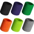 thumbnail image 5 of BlinkLLX 12 Pcs Neon Sweatbands Wristband Sweat Wrist Band Competitions Absorbent Sweatbands for Men Women, for Sports, Running, 5 of 13