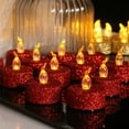 thumbnail image 4 of 12 piezas de vela LED Light Glitter Batería Vela sin vela sin vela sin llama, 4 of 5