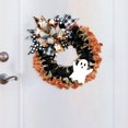 thumbnail image 1 of Guirnalda De Halloween Pantalla De Ventana Interior Al Aire Libre Guirnalda De Flores Navideñas BLESIY corona de halloween, 1 of 8