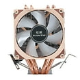 thumbnail image 6 of Air-cooled CPU Cooling Fan Twin Towers 4 Heat Pipe Cooler PWM Suitable For Installing LGA2011 2099 2066 x79 x99 x299 E3 E5 AMD, 6 of 6
