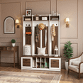 thumbnail image 2 of Homy Casa Hall Tree with Coat Rack, Bench, Drawers and Shelves for Hallway, Entryway, Living Room, 2 of 8