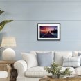 thumbnail image 3 of Stupell Industries Tropical Island Sunset Over Docks Black Framed Print Under Glass, 20 x 14, by LSR Design Studio, 3 of 8
