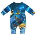 thumbnail image 2 of Ninjago Baby Onesie Romper Footless Infant Long Sleeve Jumpsuit for Boys Girls, 2 of 8