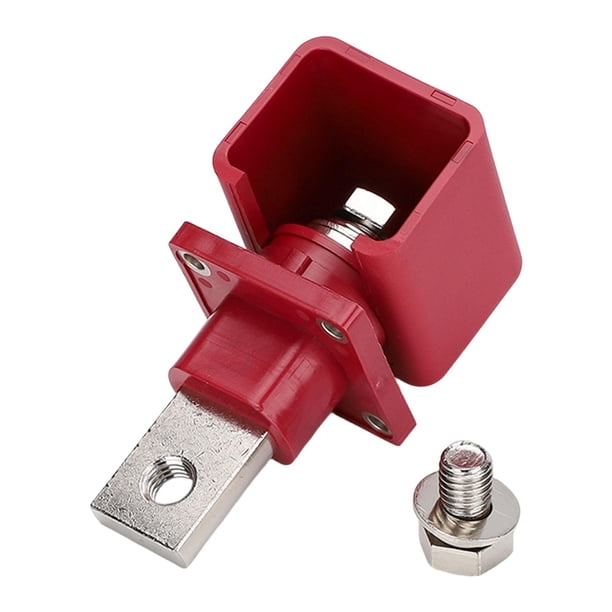 Conector de terminal de batería de alta corriente, práctico, profesional, protector premium Rojo