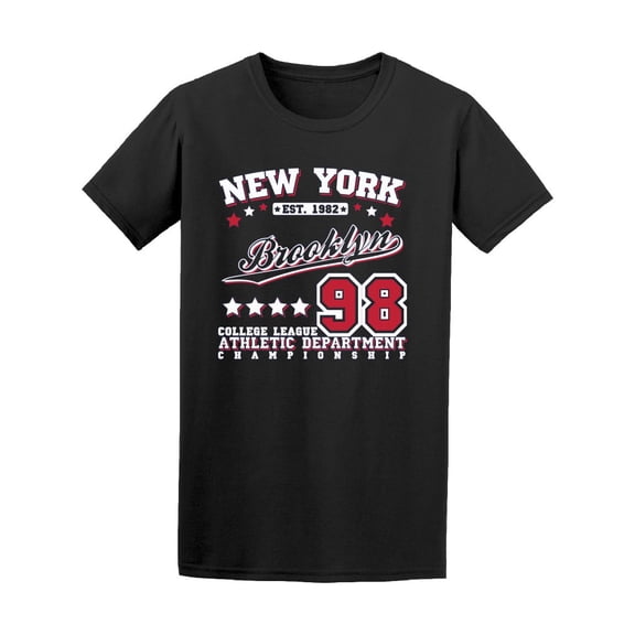 New York Brooklyn 98 Sports T-Shirt Men -Image by Shutterstock, Male Medium