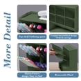 thumbnail image 5 of Organizador de escritorio de lápiz inclinado | Caja de almacenamiento de papelería multirrejilla con cajón | Rejilla de plástico lavable extraíble | Soporte para material de oficina de gran, 5 of 5