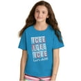 thumbnail image 4 of Officially Icee Logo Lets Chill Crewneck T Shirts Boy Girl Teen Brisco Brands L, 4 of 6